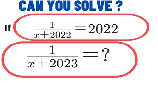 Nice Olympiad Math Problem Algebra 🔥 | How to solve this math problem