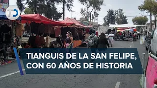 Tianguis San Felipe, entre tesoros y mercancía de dudosa procedencia, cuenta con 60 años de historia