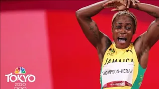 WHAT NO WOMAN HAS EVER DONE | Athletics: Elaine Thompson-Herah storms to 100m gold | Tokyo Olympics