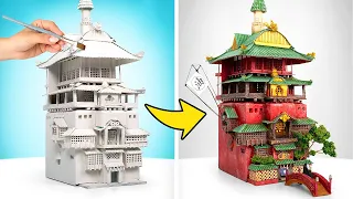 Budujemy miniaturową łaźnię z filmu „Spirited Away: W krainie bogów”