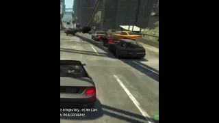 Баг GTA4, застрявшая машина.mp4