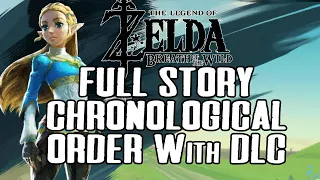 FULL STORY + DLC CHRONOLOGICAL ORDER Zelda Breath of the wild: CUTSCENES / MEMORIES / ENDING #zelda