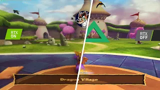Spyro: A Hero's Tail - Enhanced 1.1 | RTX On/Off Comparison | PS2/PC