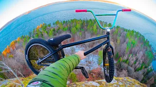 WILL A BMX BIKE SURVIVE 100 METERS DROP?