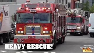 [SEATTLE HEAVY RESCUE RESPONSE] - Car crashed into RESTAURANT | Seattle Fire Department