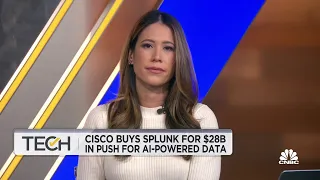 Cisco buys Splunk for $28 billion in push for AI-powered data