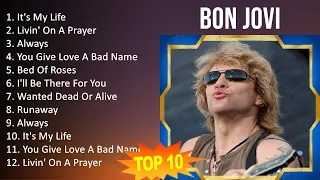 Bon Jovi 2023 - 10 Maiores Sucessos - It's My Life, Livin' On A Prayer, Always, You Give Love A ...