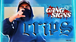 CRIPS GANG SIGNS " CRIPS MEANING + TUTORIAL "