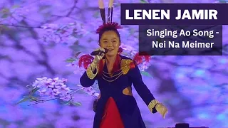 Lenen Jamir Singing Ni Na Meimer Ao song at Opening Ceremony Hornbill Festival