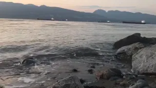 Beautiful Sunset at the Beach - Spanish Banks, Vancouver, Canada