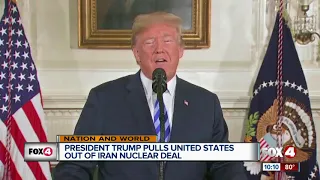 Trump announces he will allow sanctions to go forward on Iran, making first step to leaving JCPOA