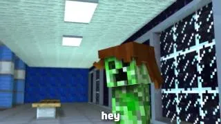 ♪ Minecraft Style + On-screen Lyrics (Minecraft Parody of Gangnam Style by CaptainSparklez)