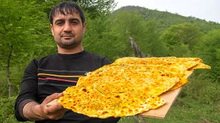 CAMPING IN THE MOUNTAIN OF MY VILLAGE IS TOO RELAXING | OUTDOOR COOKING AND EATING