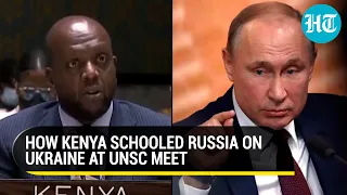 Watch: Kenyan envoy to UN stuns the world; Gives history lesson to Russia at Ukraine meet