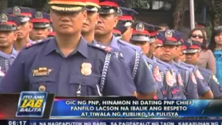 OIC ng PNP, hinamon ni ex-PNP Chief Lacson na ibalik ang respeto at tiwala ng publiko