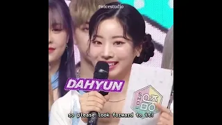 MC Dahyun casually spoiling that Twice will have a comeback as a full group this year