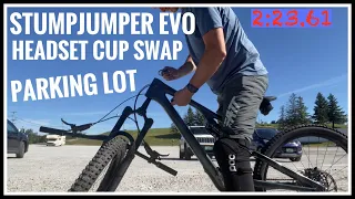 Stumpjumper EVO 2022 - Parking Lot Headset Angle Adjustment