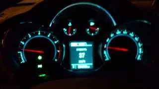 Chevrolet Cruze 1.4 турбо 2013 разгон до 100 км/ч