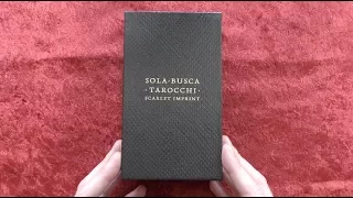 Sola Busca Tarocchi by Scarlet Imprint - first impressions and flip through