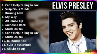 Elvis Presley 2024 MIX Grandes Exitos - Can't Help Falling In Love, Suspicious Minds, Burning Lo...