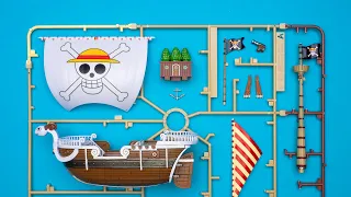 [Build] One Piece: Going Merry | Satisfying Beat Building | Speed Build | Model Kit