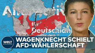 SAHRA WAGENKNECHT: Keine Konzepte für Land - Ampel-Politik macht AfD stark | WELT Exklusiv-Interview