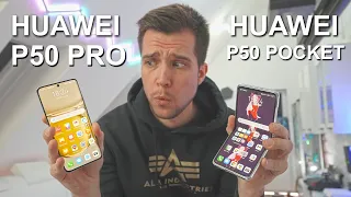 HUAWEI P50 Pocket vs HUAWEI P50 Pro In-depth Comparison