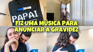 CONTANDO PARA O MEU MARIDO QUE ESTOU GRÁVIDA | Canal da Cá