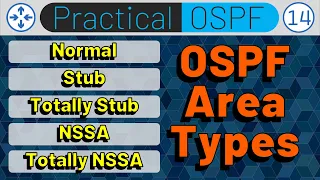 OSPF Area Types - Stub, NSSA, Totally Stub, Totally NSSA - Practical OSPF