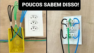 Os 2 melhores jeitos de instalar TOMADA TRIPLA (pra que conector caro?)