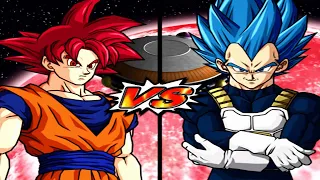 Goku (SSGSS) Vs  Vegeta (SS3) -  Hardest Level Epic Fight | Dragon Ball Z Budokai Tenkaichi 4 [ 4K ]