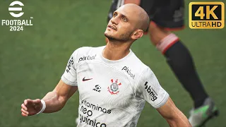 EFootball 2024 - Corinthians vs São Paulo | Neo Quimica Arena 4K