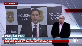 Datena fala ao vivo com delegado-geral da Polícia Civil