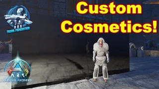 How to use the new Custom Cosmetics in Ark Ascended!