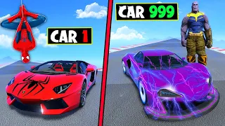 Upgrading SUPERHERO Cars To GOD HERO Cars In GTA 5!