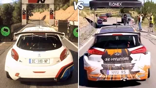 DiRT Rally 2.0 vs DiRT 4 - Gameplay Comparison (PC HD) [1080p60FPS]