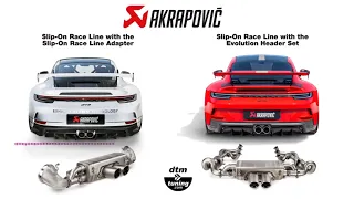 Akrapovic exhaust technology for Porsche 911 GT3 (992)