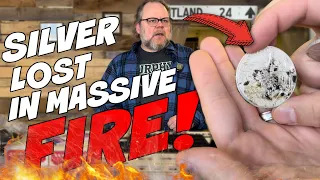 Silver Eagles Lost in MASSIVE Fire! Dealer Says Stack THIS Silver to be SAFE!