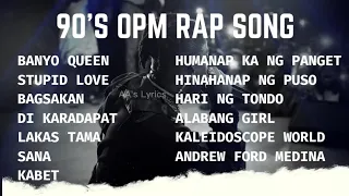 90'S OPM Rap Song / Tugtugang Inuman #andrewe #gloc9 #salbakuta