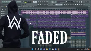 ALAN WALKER - FADED - FL STUDIO REMAKE BY NHL + FREE FLP