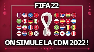 FIFA 22 PRÉDIT LA COUPE DU MONDE 2022 ! (ON SIMULE JUSQU'AU VAINQUEUR)