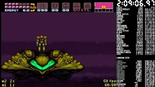 (Super Metroid) Suitless True Completion (2:09:06)