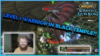 Level 1 Warrior DEFEATS ILLIDAN STORMRAGE?! | Daily Classic WoW Highlights #441 |