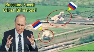 Russians were blew up by modern Brimstone Ukraine used.