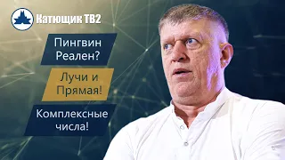 ПИНГВИН ИЗ ДИПОЛЕЙ! СУММА ЛУЧЕЙ РАВНА ПРЯМОЙ! КОМПЛЕКСНЫЕ ЧИСЛА - БРЕД СУМАСШЕДШЕГО! КАТЮЩИК ТВ2