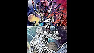 VILLAINS VS SUPERHEROES |Galactus VS Silver Surfer #shorts#marvel #dc#vs#youtubeshorts#MarvelShorts