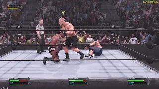 WWE2K23 Randy Orton vs Brock Lesnar vs John Cena
