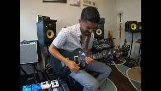 Skillet | Whispers In The Dark Guitar Solo Cover By - Jorge Fajardo