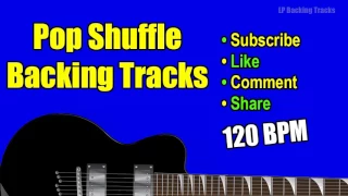 120 BPM Blues Pop Shuffle Backing Track Key of A