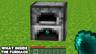 WHAT INSIDE THE FURNACE IN MINECRAFT ???
